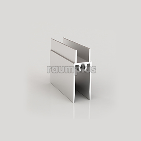 Профиль горизонтальный нижний S26 neo/ Rima Fino, серебро